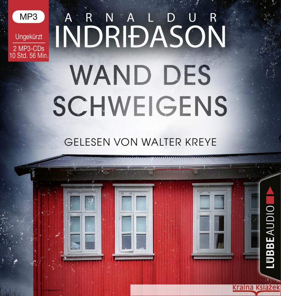 Wand des Schweigens, 2 Audio-CD, 2 MP3 Indriðason, Arnaldur 9783785784808 Bastei Lübbe