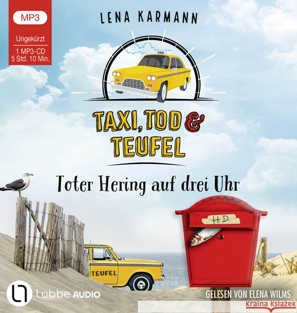 Taxi, Tod und Teufel - Toter Hering auf drei Uhr, 1 Audio-CD, 1 MP3 Karmann, Lena 9783785785751