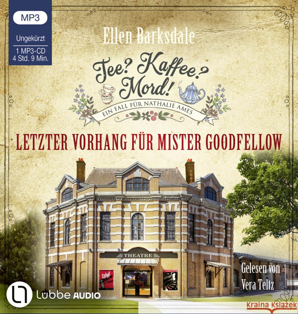 Tee? Kaffee? Mord! - Letzter Vorhang für Mister Goodfellow, 1 Audio-CD, 1 MP3 Barksdale, Ellen 9783785786581