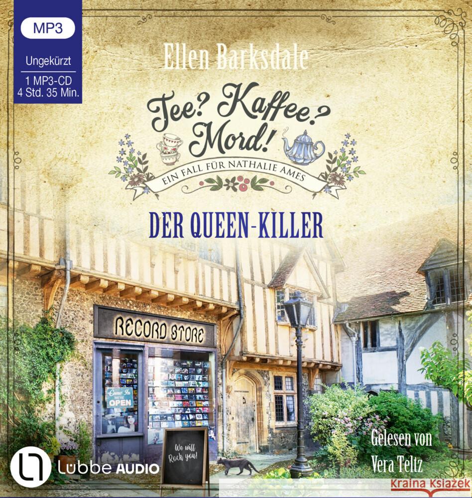 Tee? Kaffee? Mord! - Der Queen-Killer, 1 Audio-CD, 1 MP3 Barksdale, Ellen 9783785787526