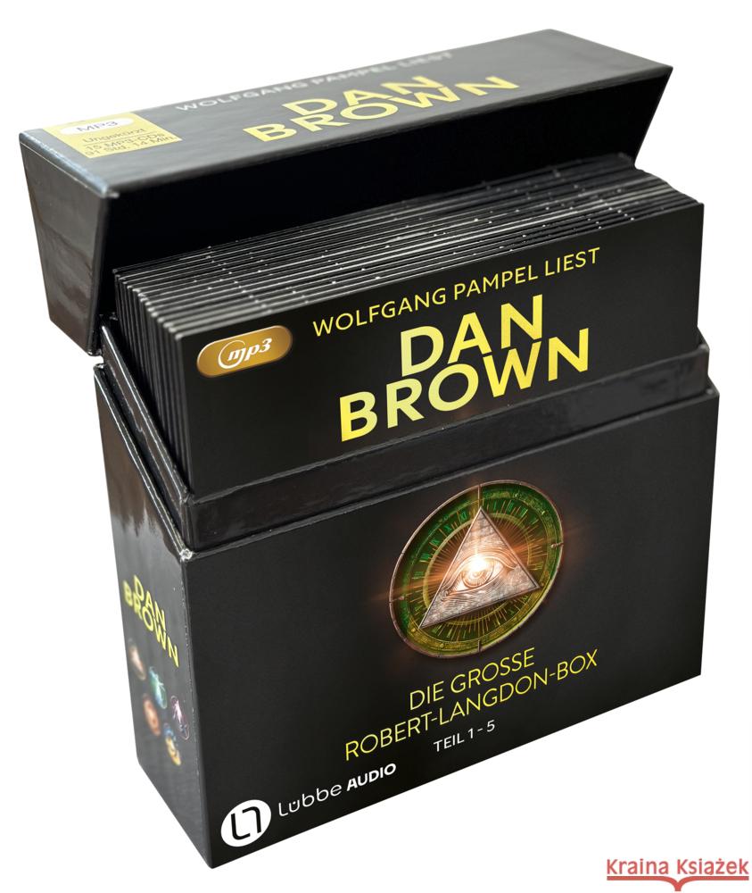 Die große Robert-Langdon-Box, 15 Audio-CD, 15 MP3 Brown, Dan 9783785787632 Bastei Lübbe