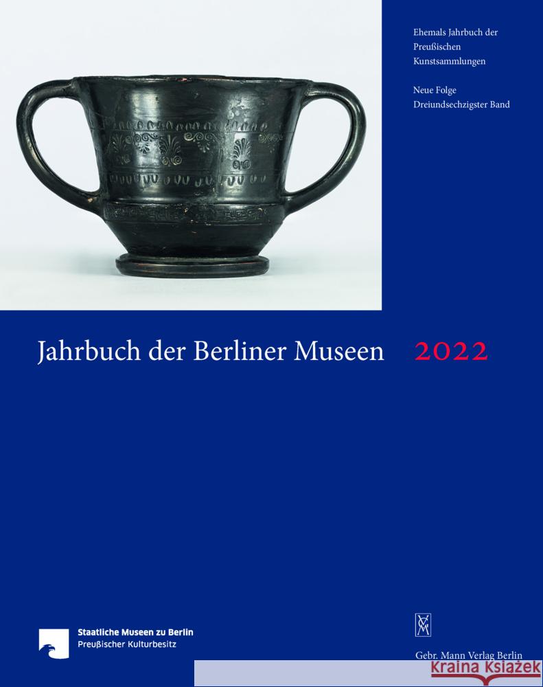 Jahrbuch der Berliner Museen  9783786129103 Mann (Gebr.), Berlin