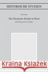 Die Deutsche Schule Rom Vesper, Gerd 9783786814993 Matthiesen Verlag