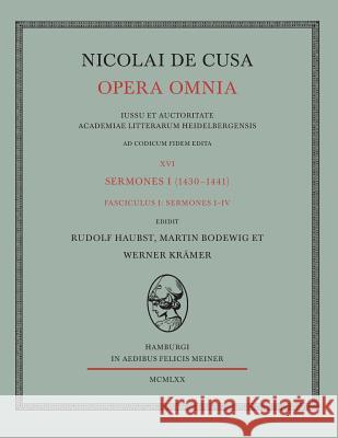 Nicolai de Cusa Opera omnia / Nicolai de Cusa Opera omnia Nikolaus Von Kues 9783787301973