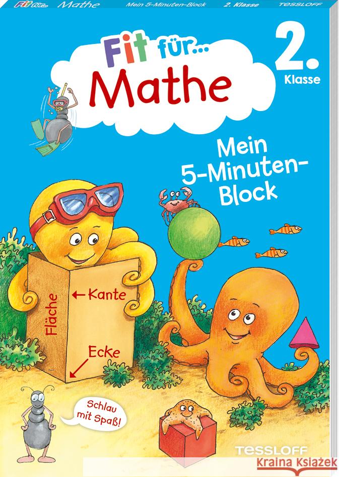 Fit für Mathe 2. Klasse. Mein 5-Minuten-Block Zenker, Werner 9783788625078