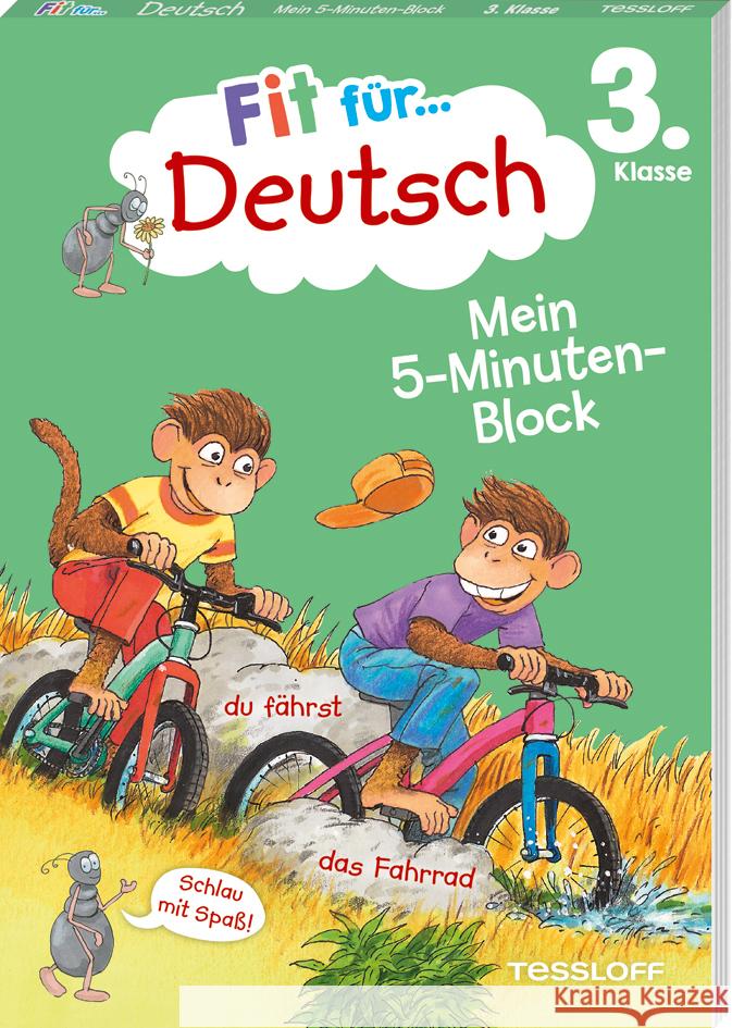 Fit für Deutsch 3. Klasse. Mein 5-Minuten-Block Zenker, Werner 9783788625085