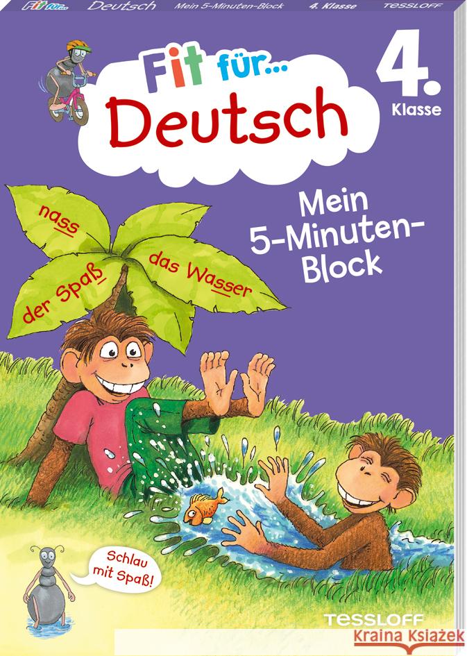 Fit für Deutsch 4. Klasse. Mein 5-Minuten-Block Zenker, Werner 9783788625092