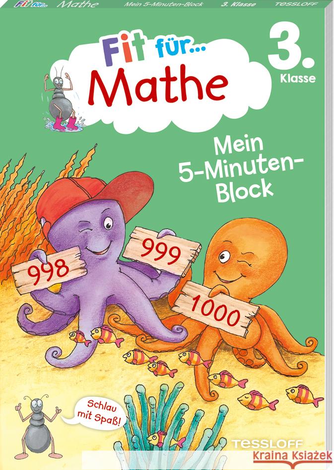 Fit für Mathe 3. Klasse. Mein 5-Minuten-Block Zenker, Werner 9783788625108