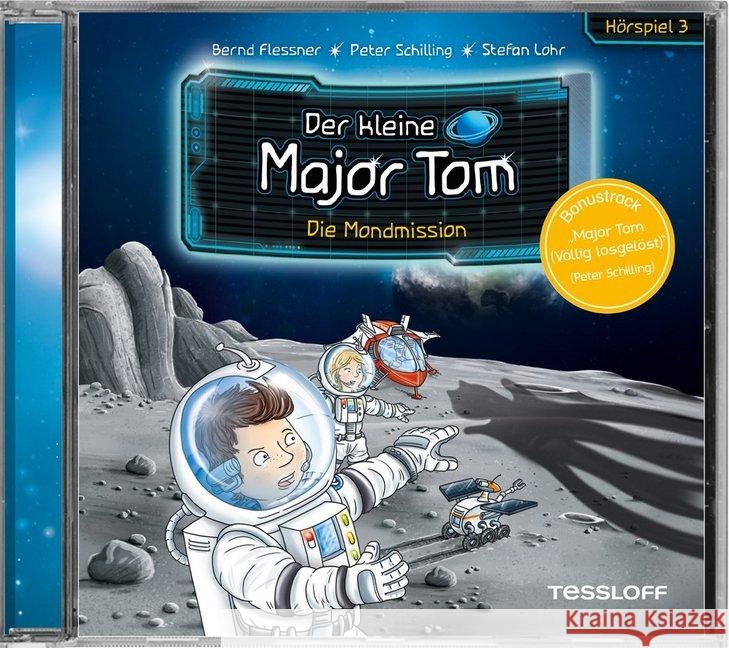 Der kleine Major Tom - Die Mondmission, 1 Audio-CD : Spannendes Hörerlebnis, Hörspiel Flessner, Bernd; Schilling, Peter 9783788641030