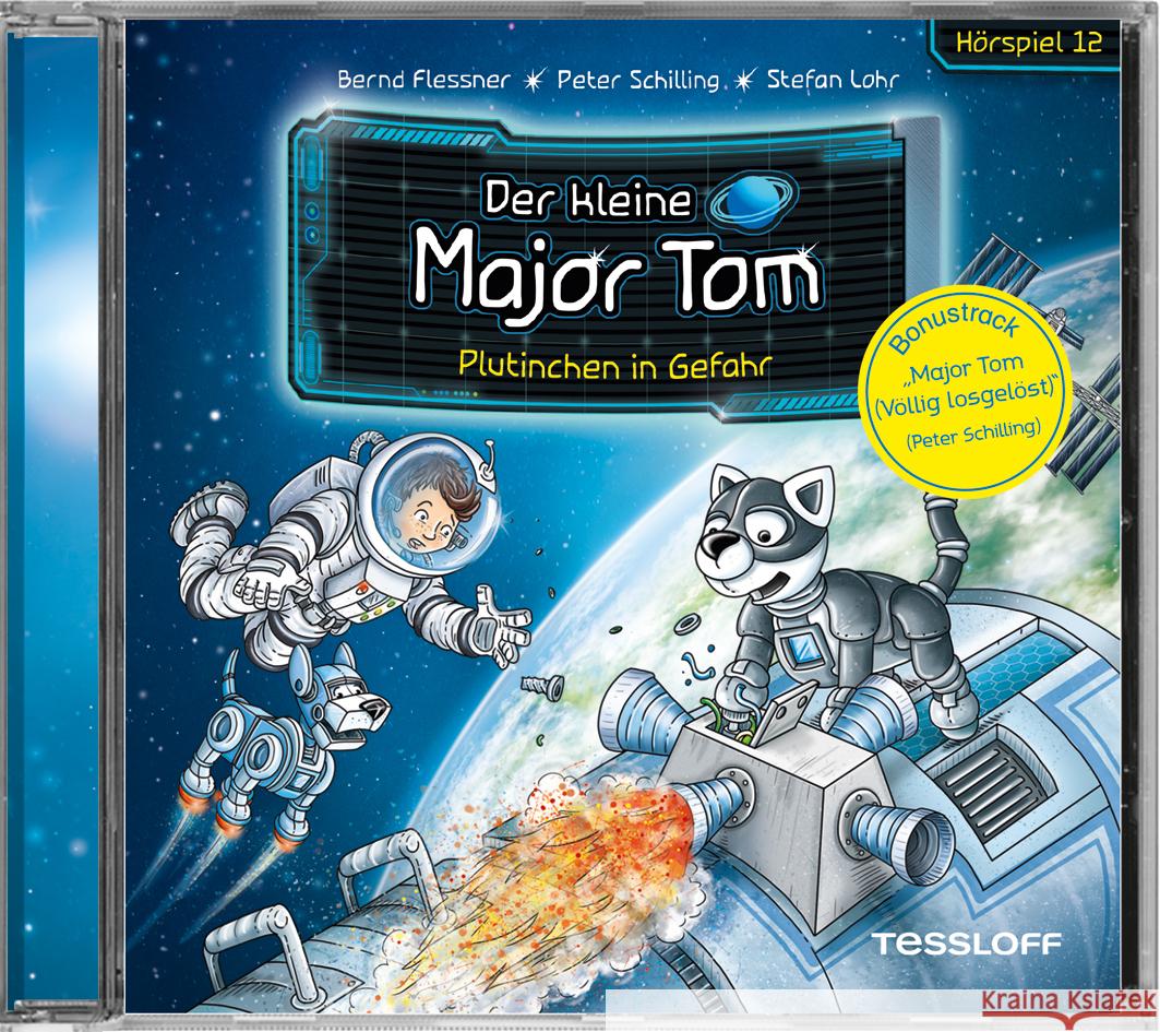 Der kleine Major Tom. Hörspiel 12. Plutinchen in Gefahr, Audio-CD Flessner, Bernd, Schilling, Peter 9783788642266