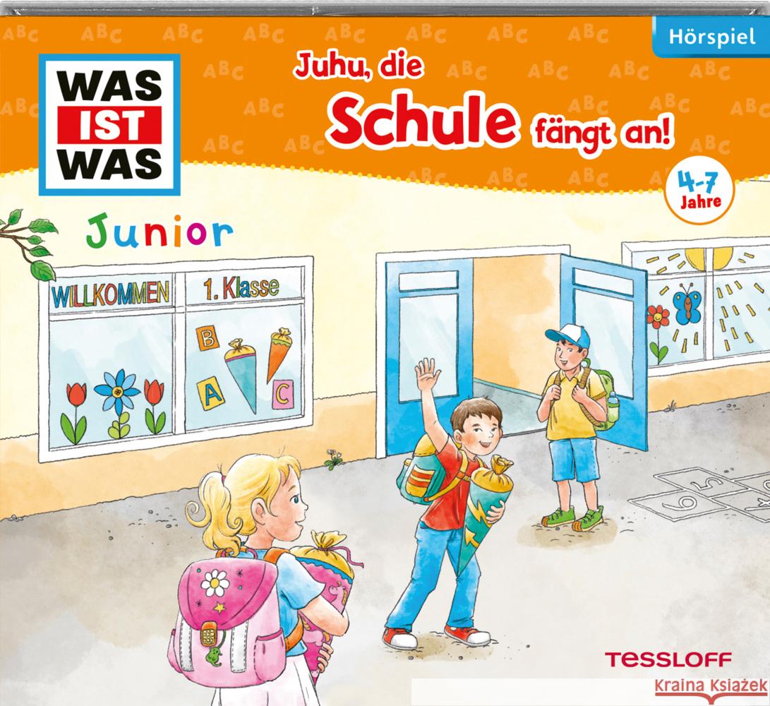 WAS IST WAS Junior Hörspiel. Juhu, die Schule fängt an!, Audio-CD Anja Herrenbrück 9783788643553 Tessloff Verlag Ragnar Tessloff GmbH & Co. KG