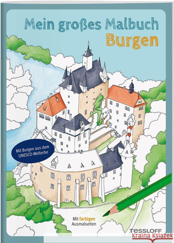 Mein großes Malbuch. Burgen Linster, Bianca 9783788645724