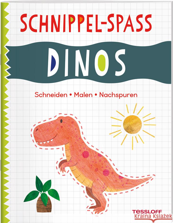 Schnippel-Spaß. Dinos. Schneiden - Malen - Nachspuren Amanda Lott 9783788646806