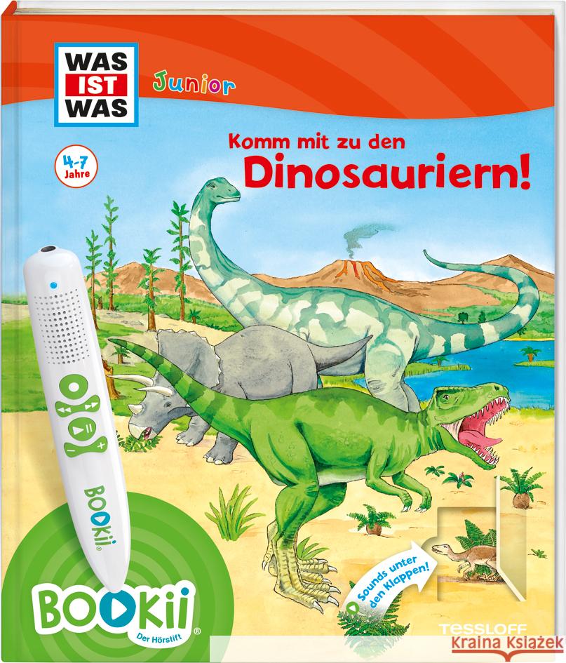 BOOKii® WAS IST WAS Junior Komm mit zu den Dinosauriern! Oftring, Bärbel, Kaiser, Claudia, Lickleder, Martin 9783788674953