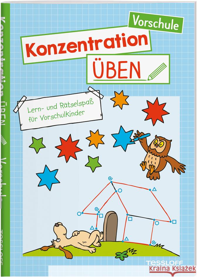 Konzentration üben. Vorschule Meyer, Julia 9783788675547 Tessloff Verlag Ragnar Tessloff GmbH & Co. KG