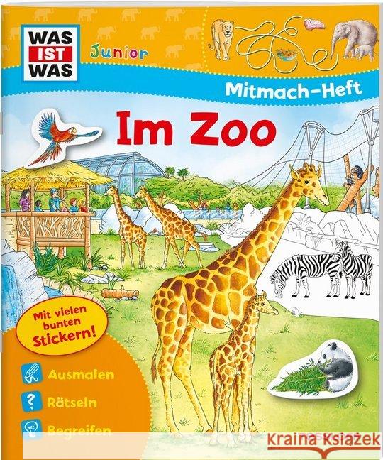 Im Zoo, Mitmach-Heft : Ausmalen, Rätseln, Begreifen Marti, Tatjana 9783788675707