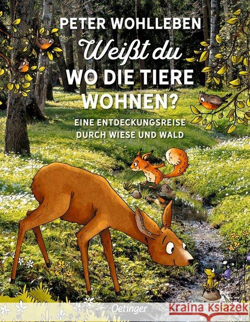 Weißt du, wo die Tiere wohnen? : Eine Entdeckungsreise durch Wiese und Wald Wohlleben, Peter 9783789109416 Oetinger