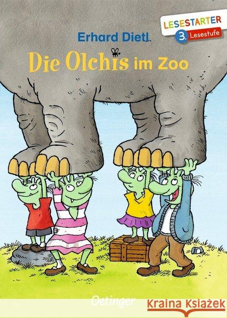 Die Olchis im Zoo : 3. Lesestufe Dietl, Erhard 9783789112843