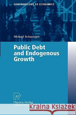 Public Debt and Endogenous Growth Michael Brauninger 9783790800562 PHYSICA-VERLAG GMBH & CO