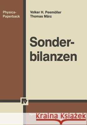 Sonderbilanzen Volker Peemaller Thomas Marz 9783790803402 Springer