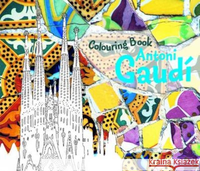 Colouring Book Antoni Gaudi Prestel Publishing 9783791372037 Prestel