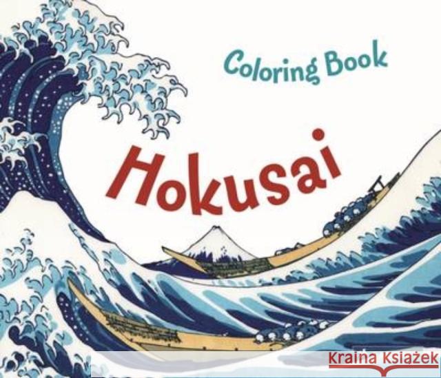 Coloring Book Hokusai Krause, Maria 9783791372150 Prestel