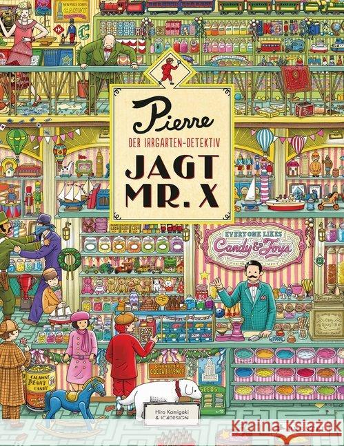 Pierre, der Irrgarten-Detektiv, jagt Mr. X Kamigaki, Hiro; Ic4Design 9783791373140 Prestel