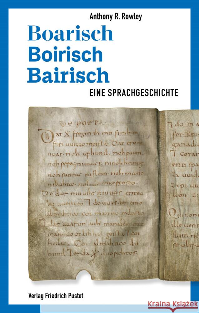 Boarisch - Boirisch - Bairisch Rowley, Anthony R. 9783791734378 Pustet, Regensburg