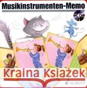 Musikinstrumenten-Memo (Kinderspiel) + Audio-CD : Auf der CD: Klangbeispiele für alle Instrumente  9783795700485 Schott Music, Mainz