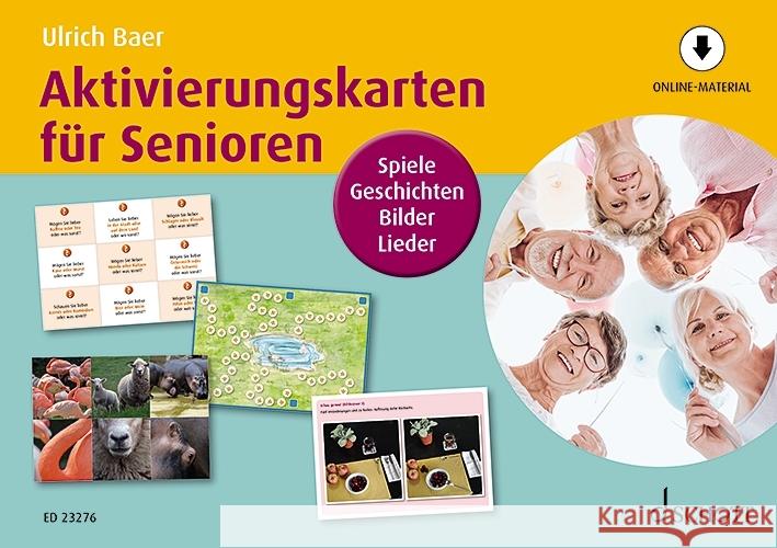 Aktivierungskarten für Senioren Baer, Ulrich 9783795719616 Schott Music, Mainz