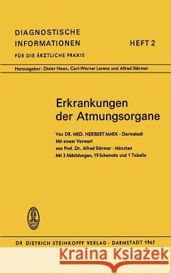 Erkrankungen Der Atmungsorgane Störmer, A. 9783798502819 Not Avail
