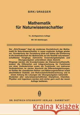 Mathematik Für Naturwissenschaftler Draeger, M. 9783798503380 Not Avail