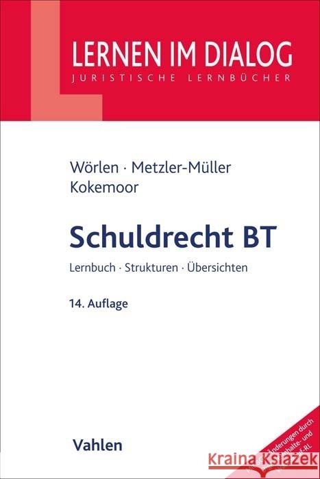 Schuldrecht BT Wörlen, Rainer, Metzler-Müller, Karin 9783800665464 Vahlen