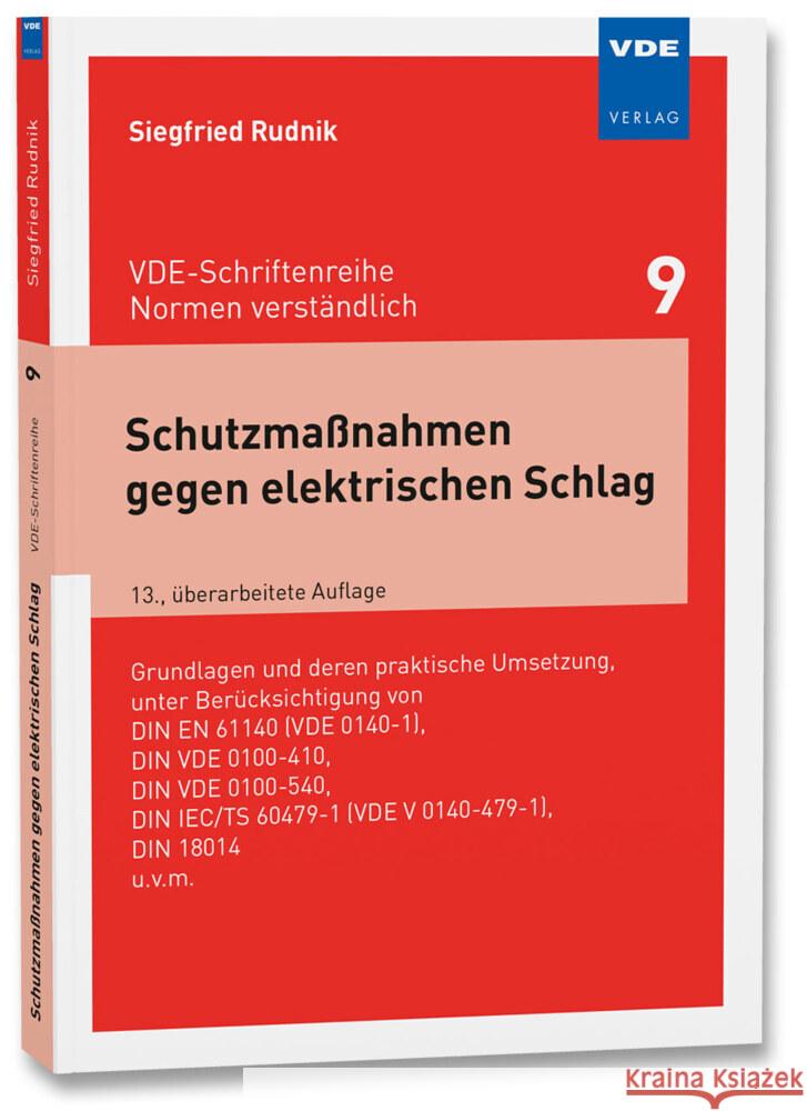 Schutzmaßnahmen gegen elektrischen Schlag Rudnik, Siegfried 9783800766222