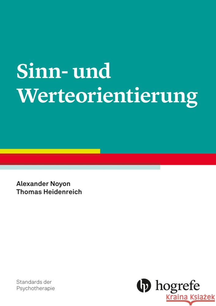 Sinn- und Werteorientierung Noyon, Alexander, Heidenreich, Thomas 9783801732042