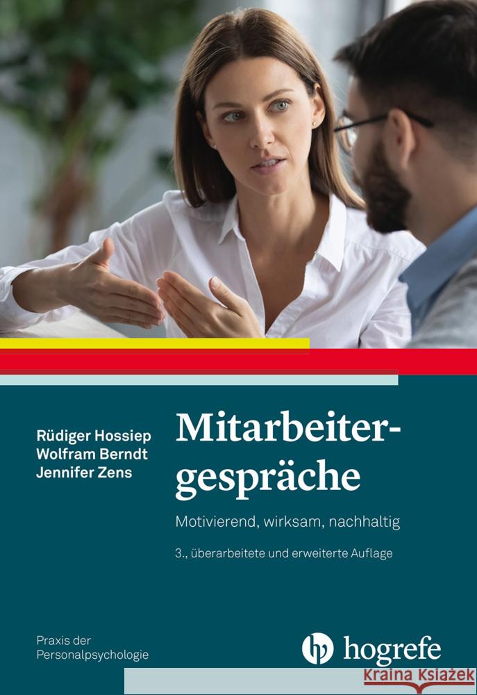Mitarbeitergespräche Hossiep, Rüdiger, Berndt, Wolfram, Zens, Jennifer Esther 9783801732387 Hogrefe Verlag