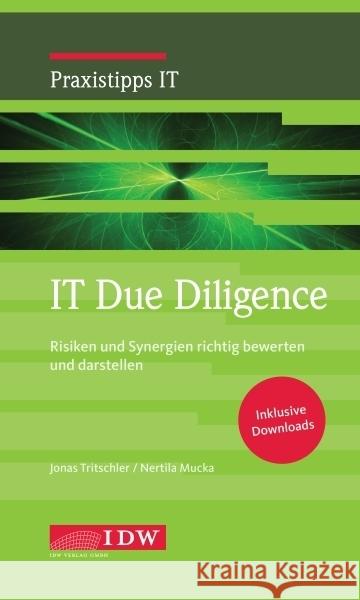 IT Due Diligence Tritschler, Jonas 9783802124648 IDW-Verlag