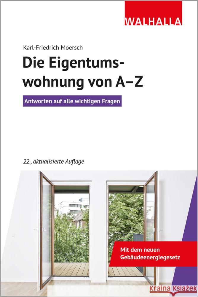 Die Eigentumswohnung von A-Z Moersch, Karl-Friedrich 9783802933165