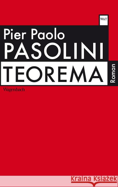 Teorema oder Die nackten Füße Pasolini, Pier Paolo 9783803128478
