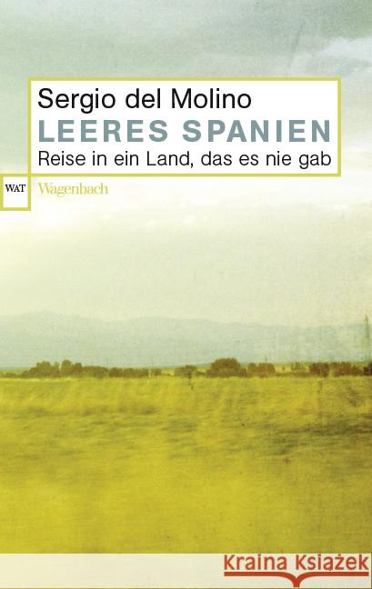 Leeres Spanien Del Molino, Sergio 9783803128652