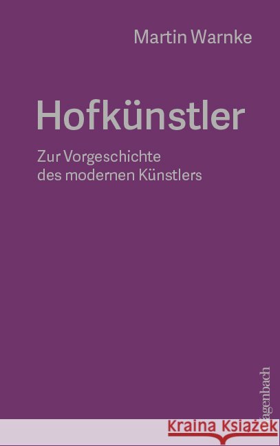 Hofkünstler Warnke, Martin 9783803137609