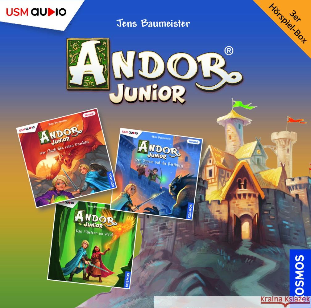 Die große Andor Junior Hörbox Folgen 1-3 (3 Audio CDs), 3 Audio-CD Baumeister, Jens 9783803234407
