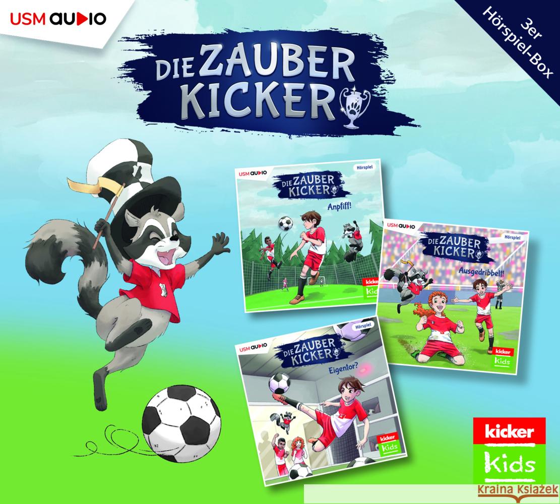 Die Zauberkicker Hörbox Folgen 1-3 (3 Audio CDs), 3 Audio-CD Schreuder, Benjamin, Lenk, Fabian 9783803235862