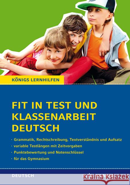 Fit in Test und Klassenarbeit - Deutsch 5./6. Klasse Gymnasium : Grammatik, Rechtschreibung, Textverständnis und Aufsatz, variable Testlängen mit Zeitvorgaben, Punktebewertung und Notenschlüssel. 60 K Süß, Peter 9783804415904 Bange