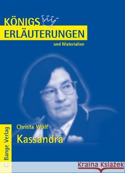 Christa Wolf 'Kassandra' Wolf, Christa Matzkowski, Bernd  9783804417663 Bange