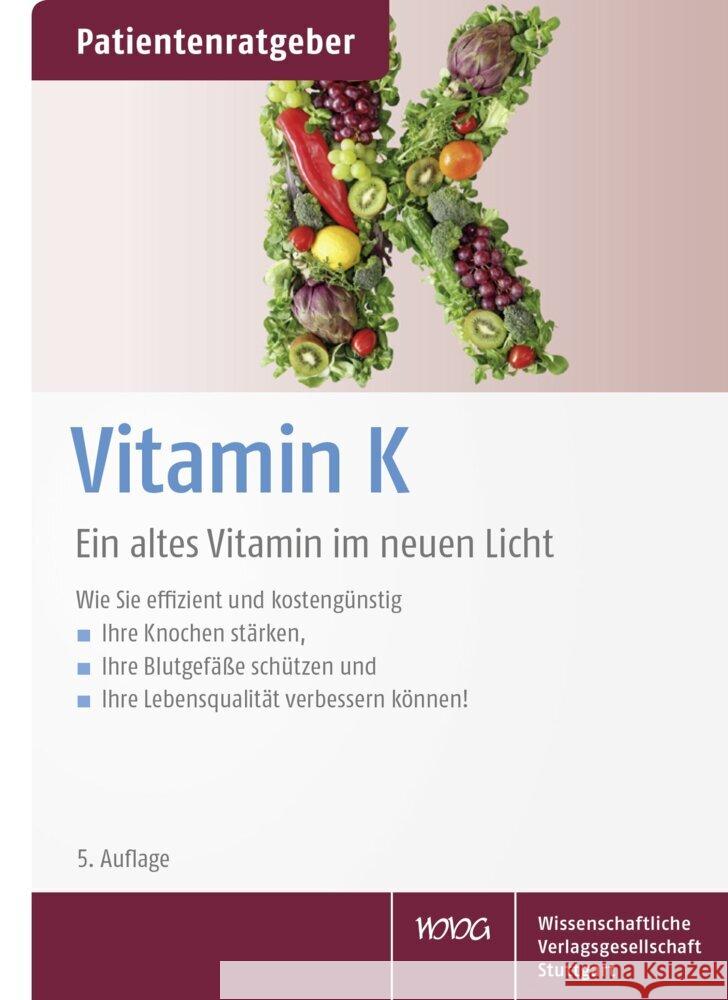 Vitamin K Gröber, Uwe, Kisters, Klaus 9783804742581 Wissenschaftliche Verlagsgesellschaft Stuttga