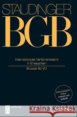 Internationales Verfahrensrecht in Ehesachen I: (Europäisches Recht: Brüssel Iib-Vo) Hau, Wolfgang 9783805913485 Otto Schmidt/de Gruyter