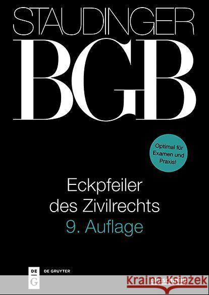 Eckpfeiler Des Zivilrechts J. Von Staudinger 9783805913942 Otto Schmidt/de Gruyter