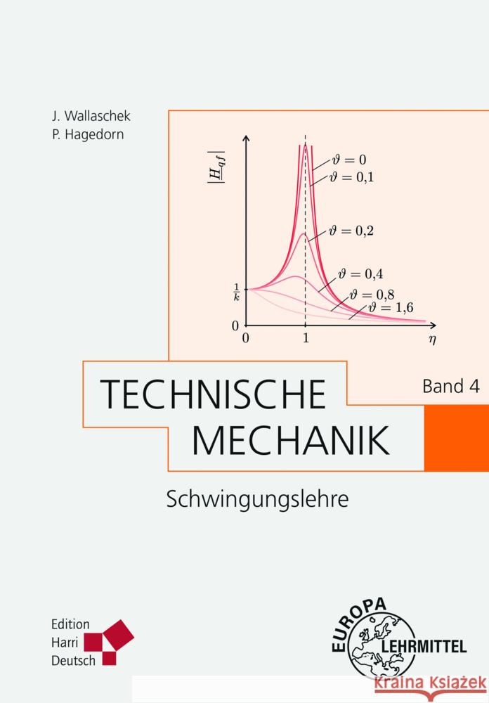 Technische Mechanik Band 4: Schwingungslehre (Hagedorn) Wallaschek, Jörg, Hagedorn, Peter 9783808556818