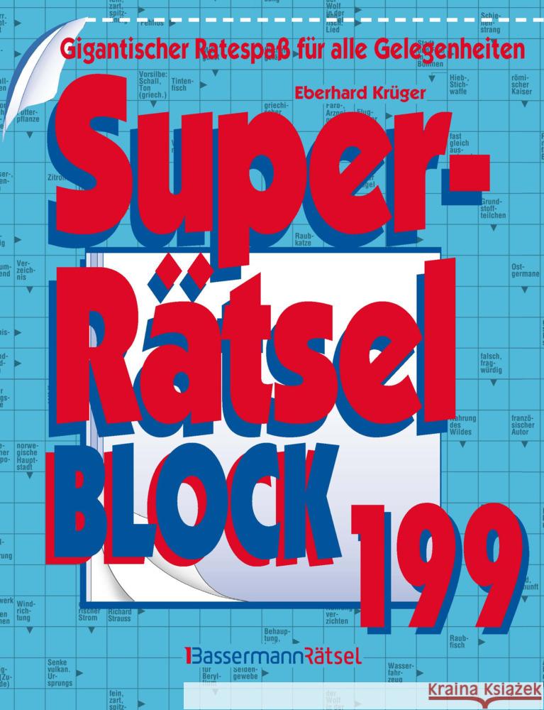 Superrätselblock 199 Krüger, Eberhard 9783809446798